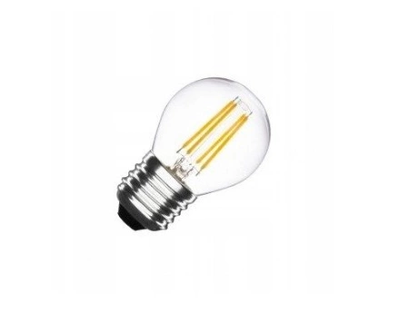 Żarówka LED G45 Filament E27 6500K 4W retro vintage typ Edison barwa zimna