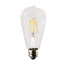 Żarówka LED ST64 E27 Filament 4000K 4W retro vintage typ Edison barwa neutralna